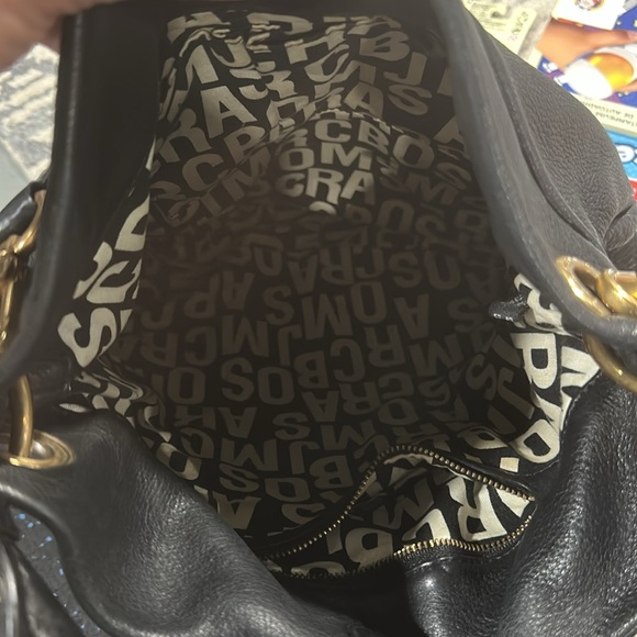 Marc by Marc Jacobs Black Leather Tote Bag - Picture 2 of 3